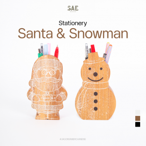 Tempat Pensil Snowman