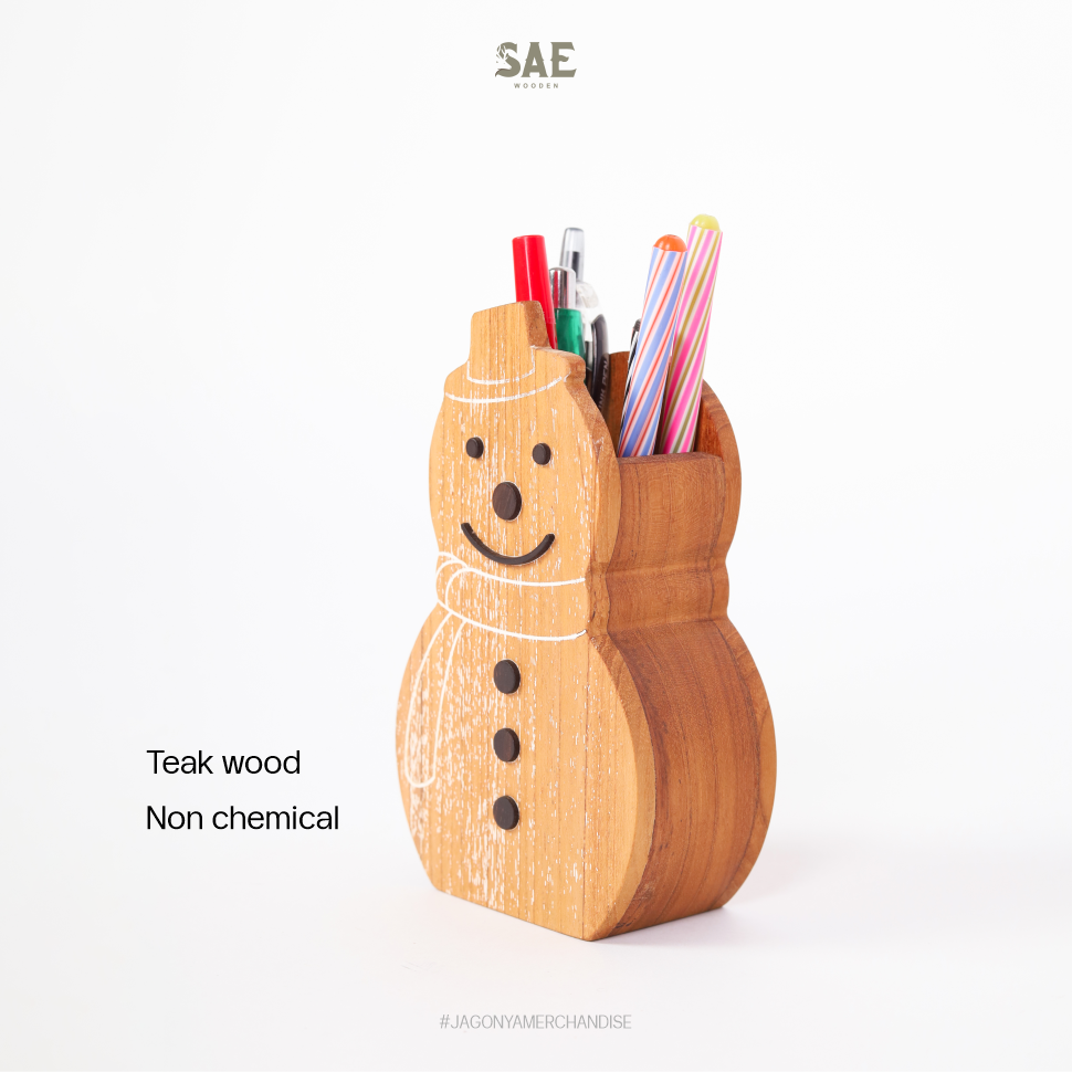 Tempat Pensil Snowman - Image 3